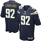 Nike Men & Women & Youth Chargers #92 Carrethers Navy Blue Team Color Game Jersey,baseball caps,new era cap wholesale,wholesale hats